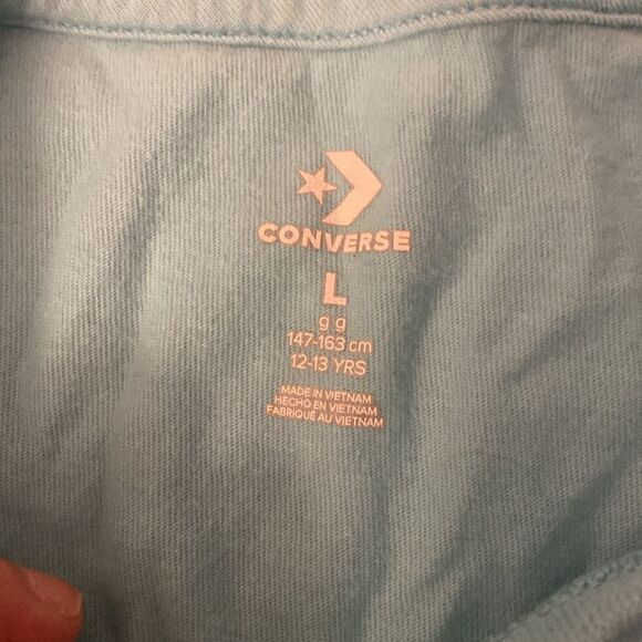 Converse Kids Blue Long Sleeve Shirt - Picture 4 of 4